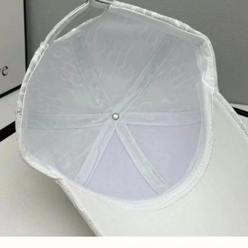 Letter-Printed Baseball Cap Casual and Versatile Baseball Cap Retro Fashion Comfortable Sun Hat for Women