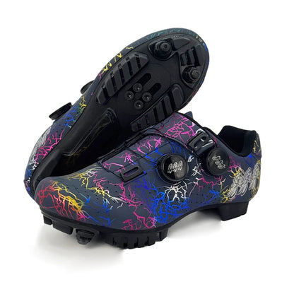 2025 Cycling Sports Shoes MTB and Cleats Men's Sports Speed Cycling Shoes Women's Mountain Racing Flat SPD Road Cycling Shoes