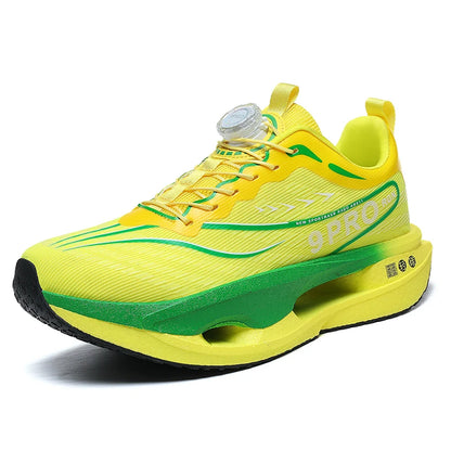 New Men's and Women's Running Shoes Breathable Racing Sports Shoes Carbon Cushion Lightweight Men's Jogging Training Shoes
