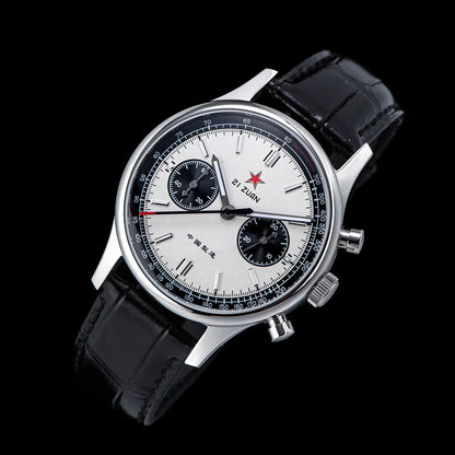 1963 Panda Pilot Chronograph Watch Men 40mm Air Force Sapphire Senior ST1901 Mechanical Wristwatches Retro Clock Men's Watch
