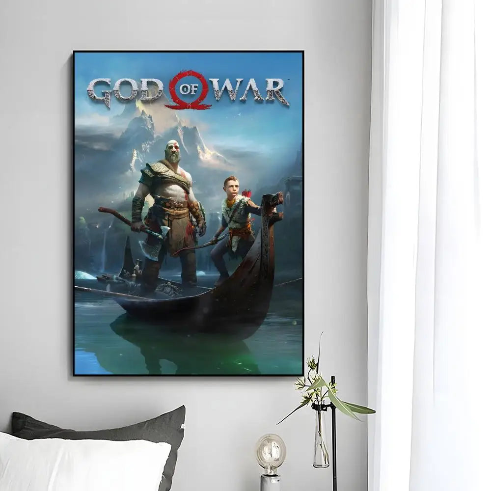 God Of War Poster Wall Art Print Decorative Mural Home Decor Gift Unframed