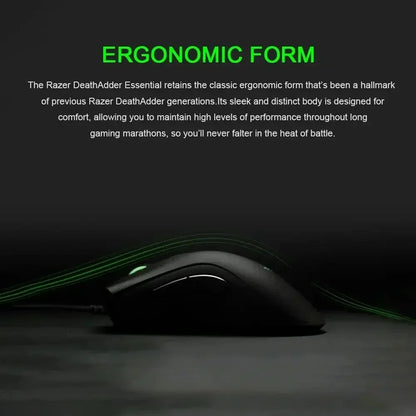 Razer NEW YEAR GIFT Thunder Snake Viper Mini Computer Esports Cable Gaming Mouse Laptop RGB Light, Small Hand Mouse