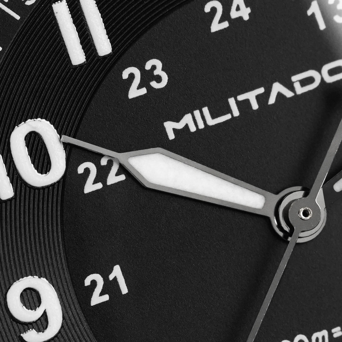 Militado ML08 Quartz Watch Ronda 515 Movement Domed Sapphire Wristwatch BGW9 Luminous 10Bar Waterproof 38mm Men Watches