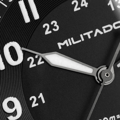 Militado ML08 Quartz Watch Ronda 515 Movement Domed Sapphire Wristwatch BGW9 Luminous 10Bar Waterproof 38mm Men Watches