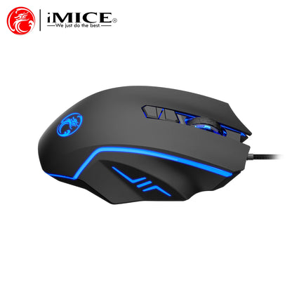 USB Wired Gaming Mouse, RGB Backlit Computer Mice, 8 Keys 7200 DPI High Precision Optical Mouse For Office Laptop Home Computer