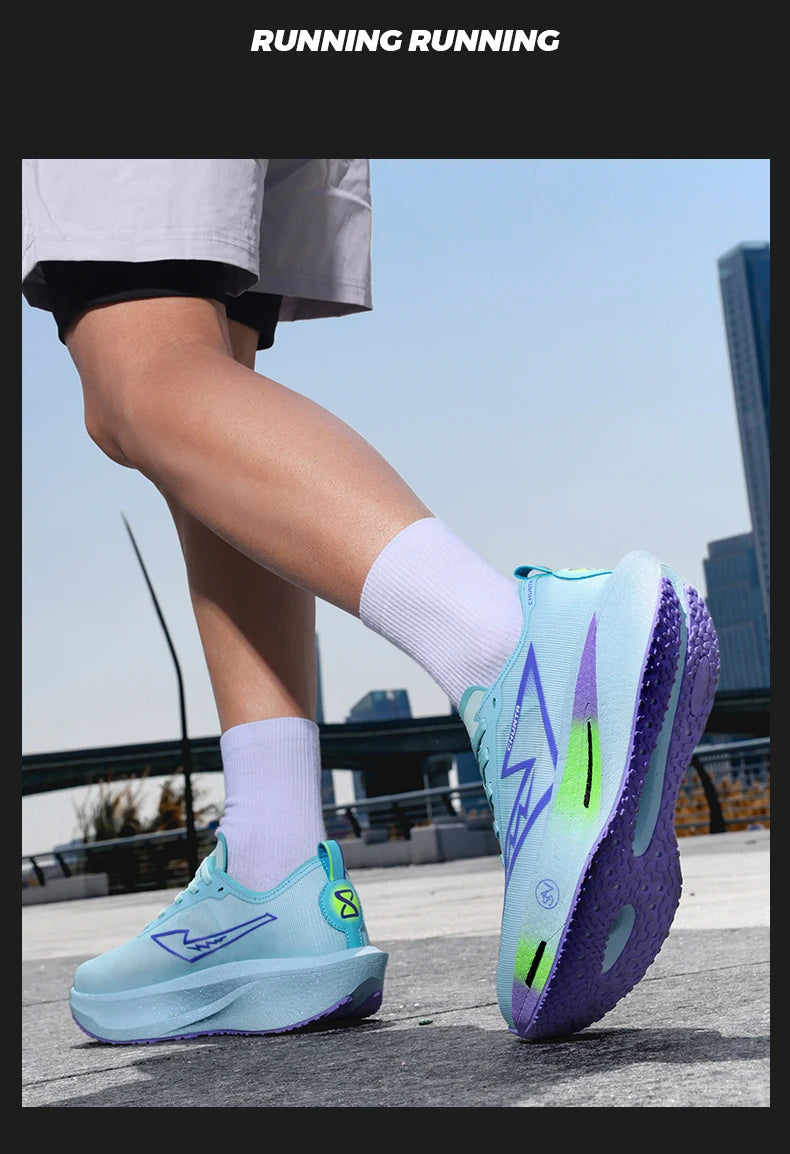 Løbesko Carbon Board Speciality Marathon Herre Sport Åndbar Letvægt Dame Komfortabel Skridsikker Chunta Sneakers