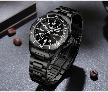 YELANG V1019 Men's Luminous Watch 44mm Mechanical Sapphire Miyota 8205 Automatic Movement 100m Waterproof Diver's Watch for Men