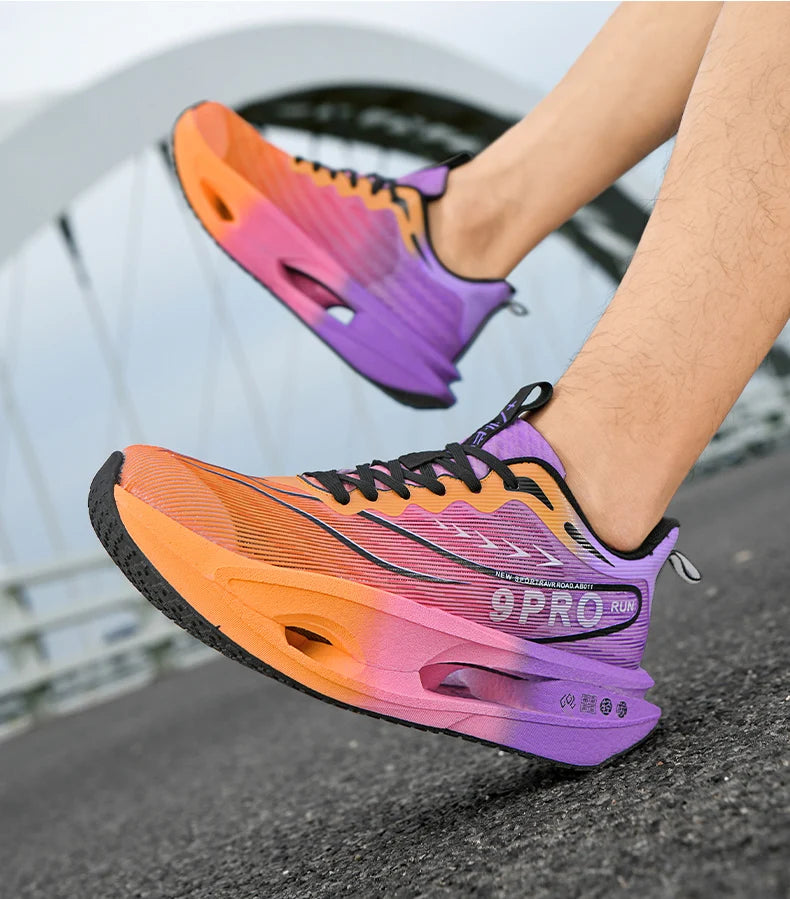Baskets de marathon respirantes pour hommes - Chaussures de basket-ball tendance - Chaussures de marche pour homme - Baskets décontractées pour femme - Légères