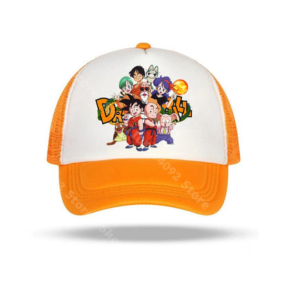 Dragon Ball Baseball Caps Anime Character Printed Sun Hat Kids Adults Summer Breathable Casual Hats Adjustable Peaked Cap Gifts