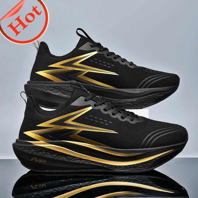 New Running Shoes Men Speciality Marathon Men's Sports Lightweight Carbon Board Women's Comfortable Athletic Nonskid Sneakers