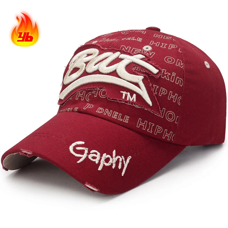 3D Letter Embroidery Patch Cotton Baseball Cap Adjustable Back New Mens Womens Outdoor Casual Sport Sun Cap Trucker Caps Dad Hat
