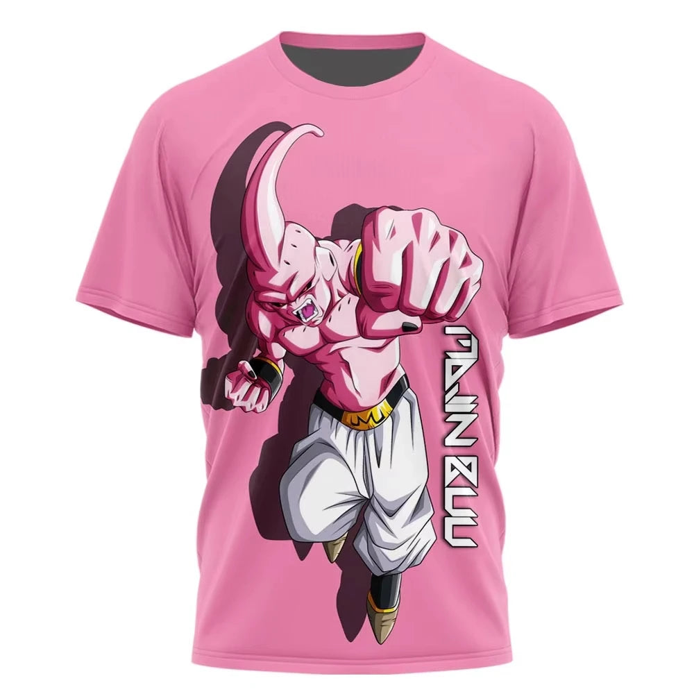 Sommer Dragon Ball T-shirt Børnetøj T-shirt Anime-figurer Goku Super Saiyan T-shirt Drengetøj Børnetøj Kortærmet Y2k