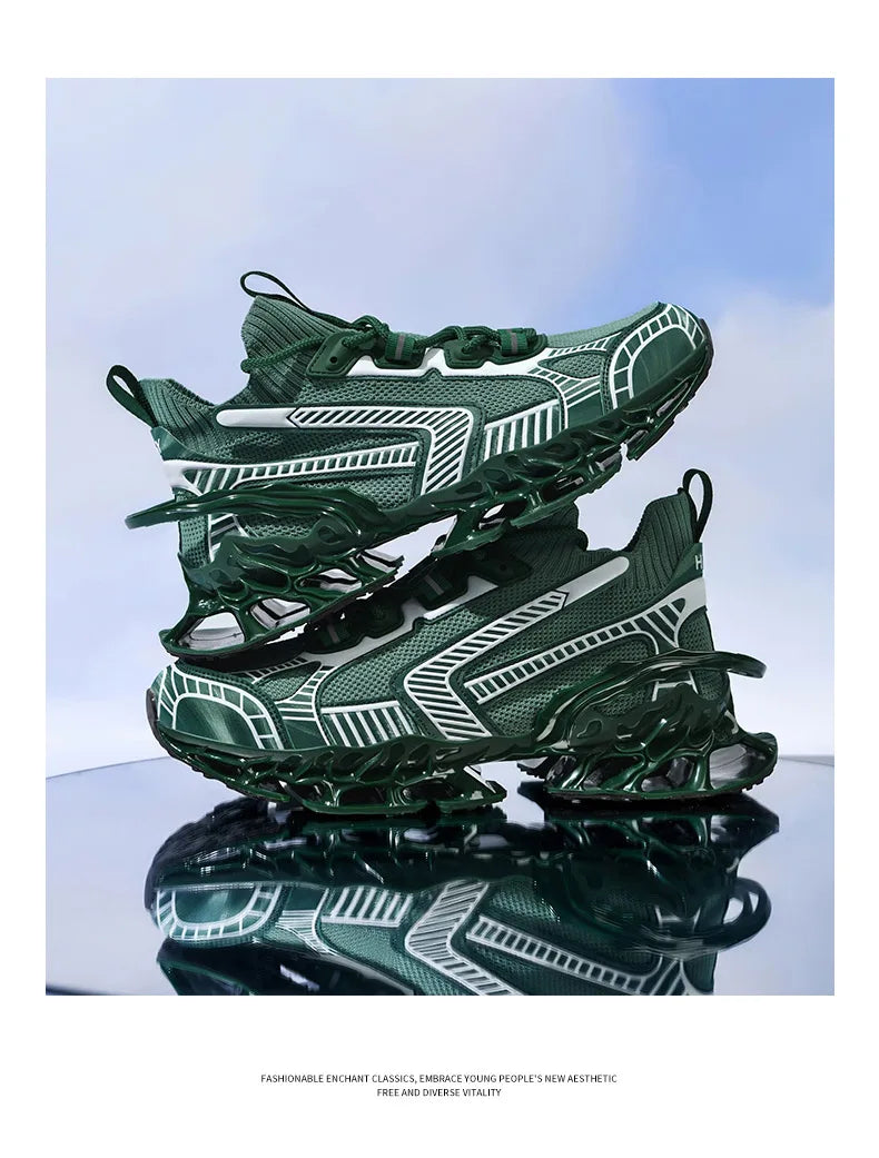 Chaussure Homme Chaussures de course respirantes pour hommes, baskets décontractées pour hommes, chaussures de tennis pour hommes, entraîneur de course, mocassins à la mode, luxe