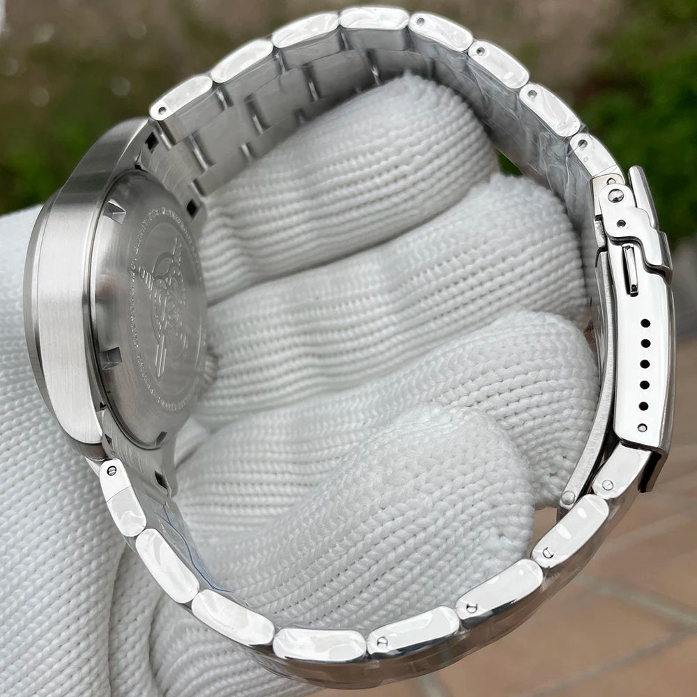 STEELFLIER Officieel SF740V Nieuw quartz-polshorloge Super C3 Lichtgevend 200 m waterdicht VH31 Mute-uurwerk Herenmode Zakelijk horloge