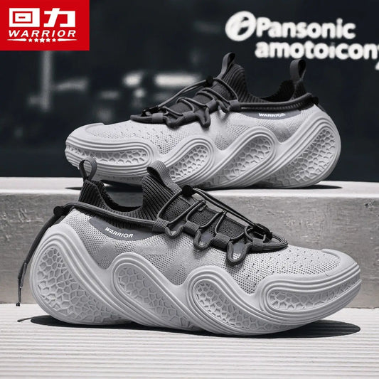 Warrior Original Brand Men's Sneaker Trend Mesh Breathable Soft Design Sports Shoes Summer Walking Jogging Men Casual Shoes