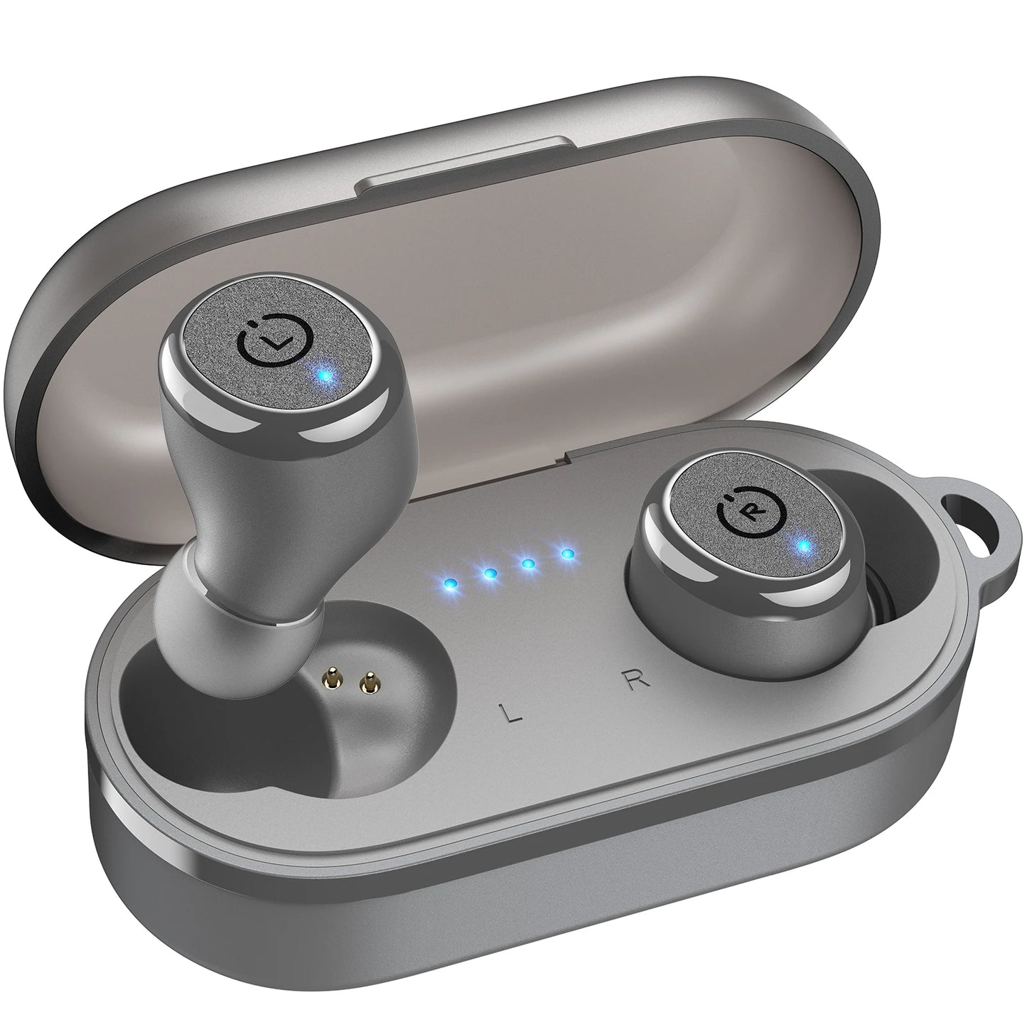 TOZO T10 Bluetooth 5.3 Earphones, Wireless Headphones, AI Enhanced Calling With Deep Bass, IPX8 Waterproof Earbuds, 45H Play