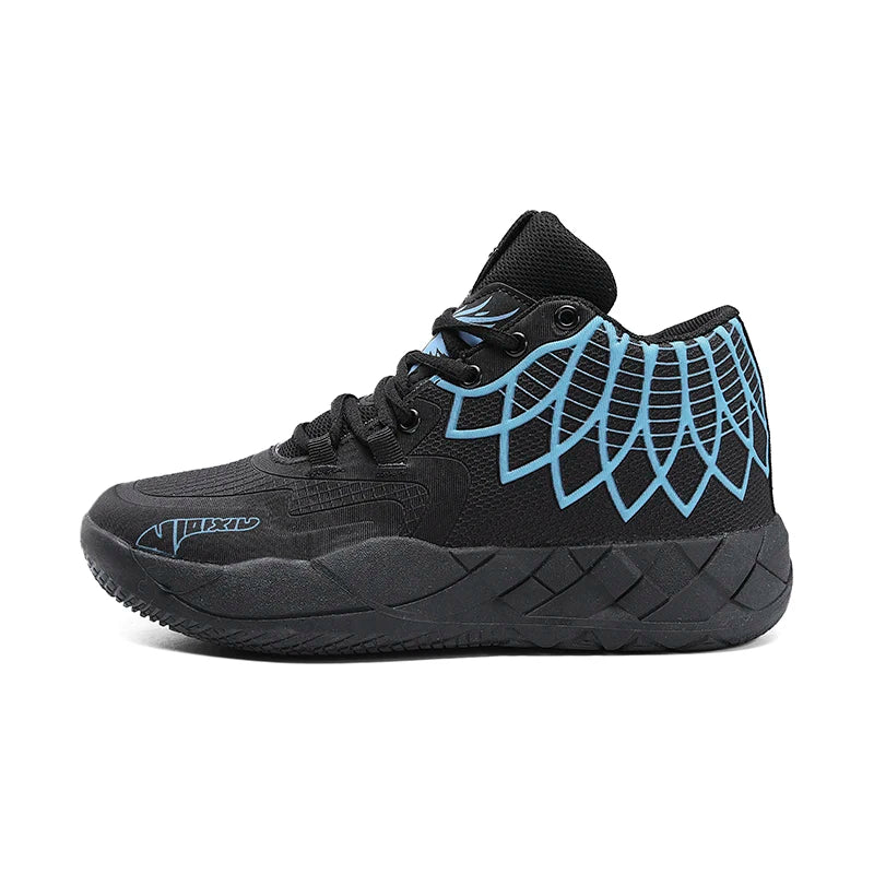 The youth actual combat basketball shoe movement outdoor comfortable cushioning wear-resisting fashion breathable high quality