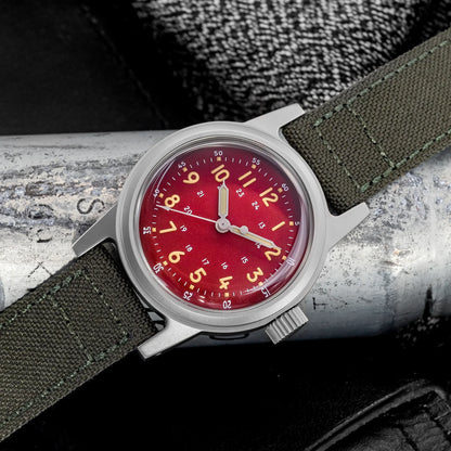 THORN Retro vojenské hodinky 36 mm s strojkem NH35A SHY-043 Sportovní hodinky Unisex Pánské a dámské Luxusní