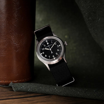 Militado New Ml14 Quartz Watches Man VH31 Sweep Movement K1 Or Sapphire 100M Waterproof Luminous 36Mm Vintage Military Watches