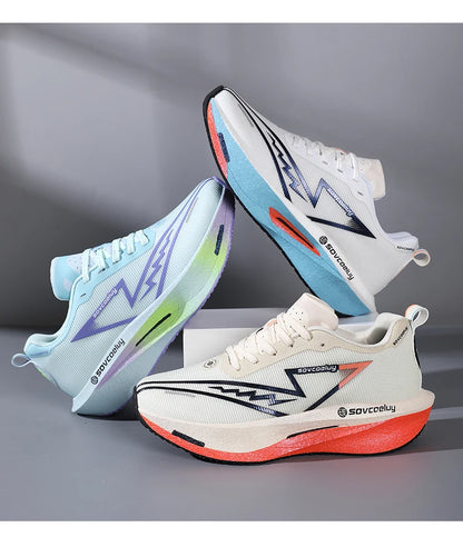 2026 løbesko med carbonplade til marathon, sportslige, åndbare og lette, komfortable skridsikre sneakers til mænd og kvinder, casual, ny