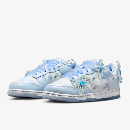 Nike Authentic Dunk Low damesmode bloemenprint lichtgewicht casual sneakers HV8575-100