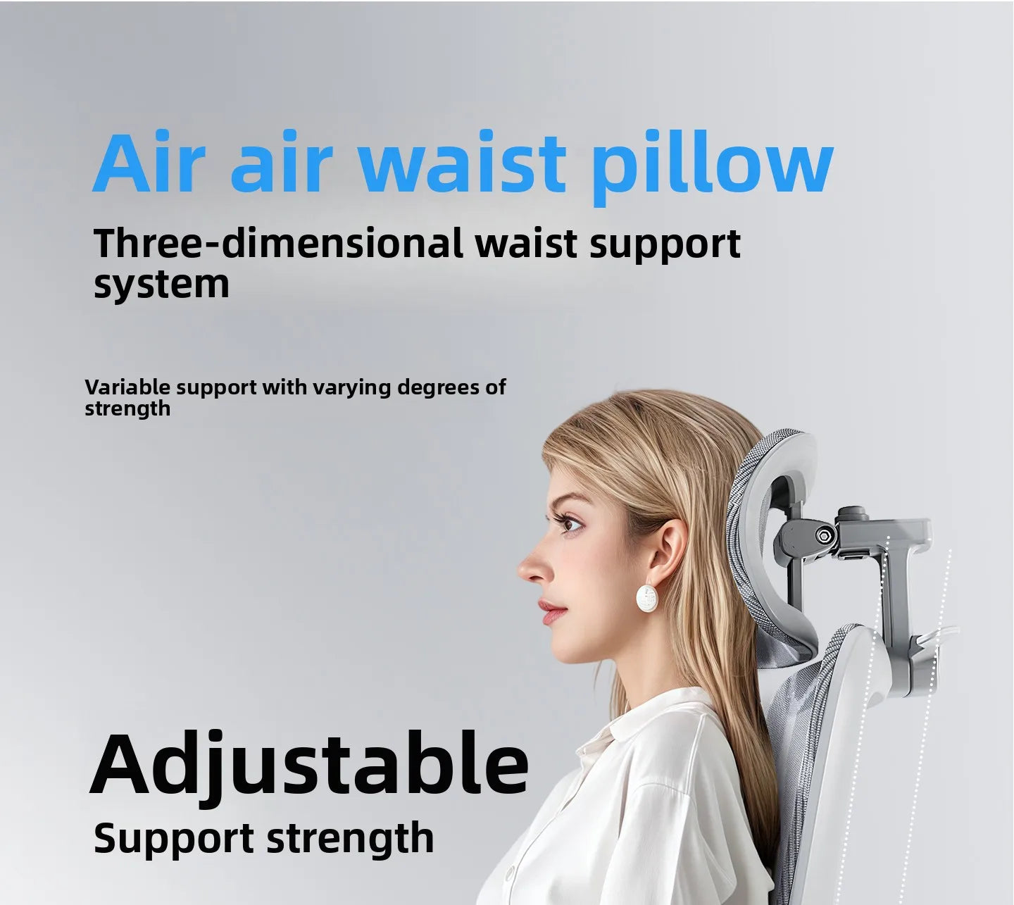 Ergonomic Office Chair Comfortable Long Sitting Home Gaming Computer Recliner Nap Chair Adjustable Height Lumbar Support Swivel
