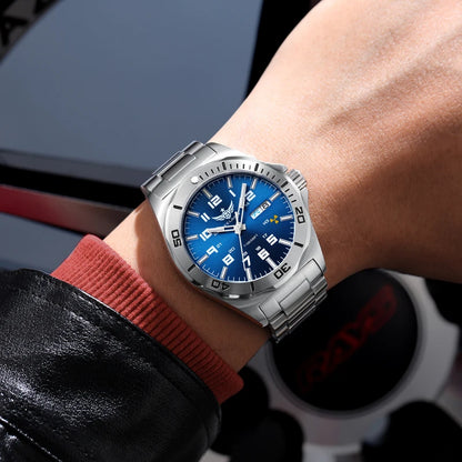 YELANG V1019 Men's Luminous Watch 44mm Mechanical Sapphire Miyota 8205 Automatic Movement 100m Waterproof Diver's Watch for Men