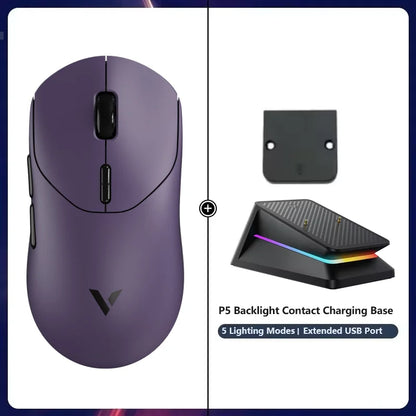 Rapoo VT2 MAX Wireless E-sports Gaming Mouse with 8K Polling Rate Optical Sensor Ergonomic Design 53g Lightweight for PC Laptop