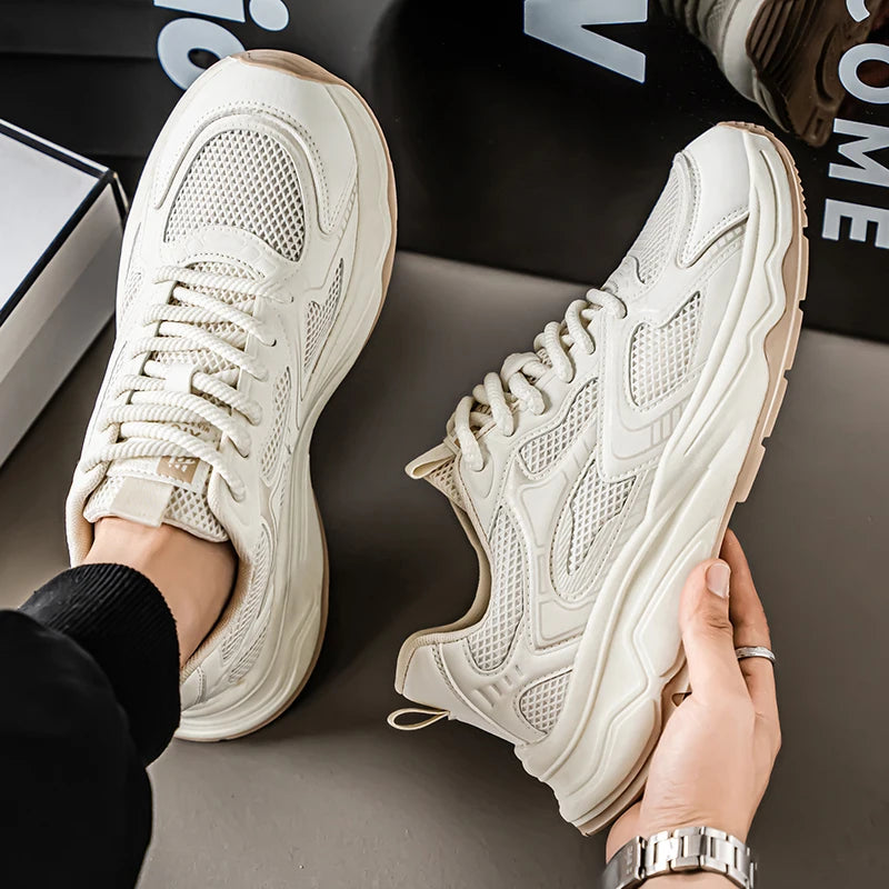 Zapatillas casuales rápidas para hombre, primavera/verano, suela blanda antideslizante, transpirables, para running al aire libre, moda juvenil, zapatillas deportivas Joker