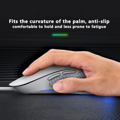 INPHIC B2 USB Wired Mouse, Silent Office Gaming Mouse for PC and Laptops