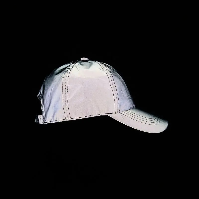 Japanese ins hats, reflective hip-hop baseball caps, men's and women's outdoor sun protection hats suitable for all seasons