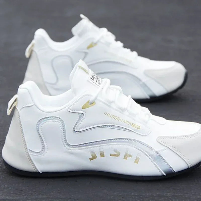 Wasserdichte Herren-Sneaker aus PU-Leder, lässige Sportschuhe, leichte, atmungsaktive, flache und rutschfeste Tennisschuhe, Zapatillas Hombre