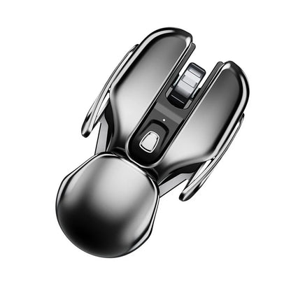 Rechargeable Mute Wireless Mouse USB Ergonomics Metal Receiver Desktop Waterproof Gaming Mice PC Laptop Tools
