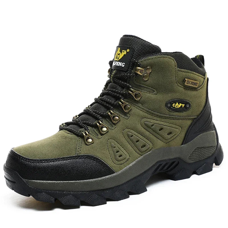 ΠΑΠΟΥΤΣΙΑ PLUS SIZE Unisex High-Top Adventure Sneakers Ανθεκτικά με καλή πρόσφυση, αντιολισθητικά, με κορδόνια, άνετα, ιδανικά για πεζοπορία στην ύπαιθρο, ανδρικά υποδήματα