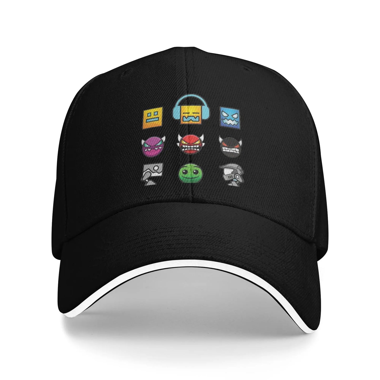 Geometry Cube Gaming Dash Baseball Cap Hip Hop  Sandwich Hats Unisex Adjustable Dad Hat Sport