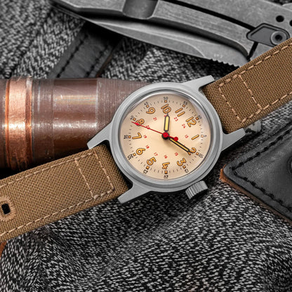 THORN Retro vojenské hodinky 36 mm s strojkem NH35A SHY-043 Sportovní hodinky Unisex Pánské a dámské Luxusní