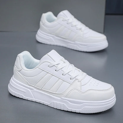 Baskets en cuir pour hommes, chaussures de sport décontractées, plates, de Skateboard, grande taille 50 51 52, offre spéciale pour livraison directe