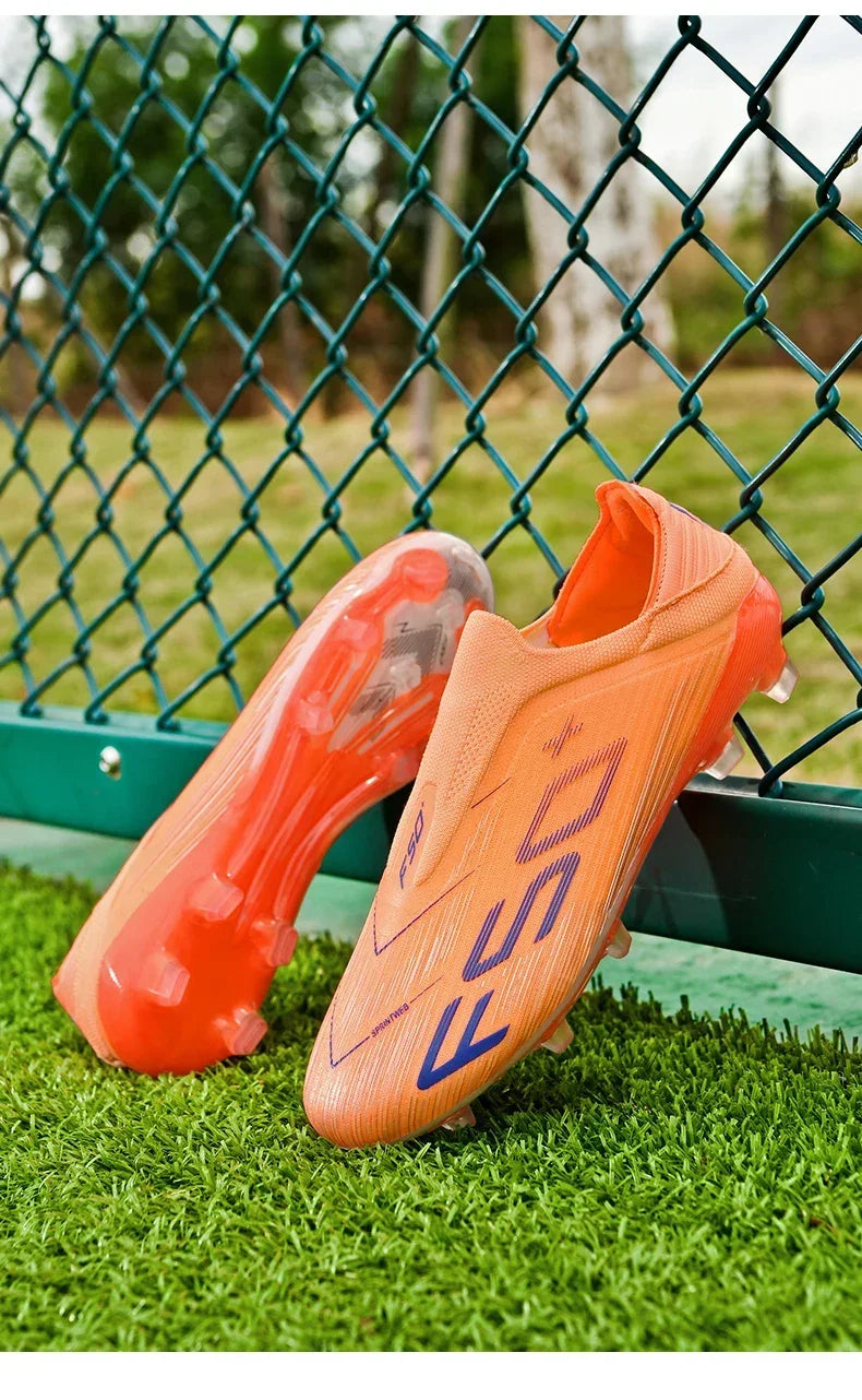 Nouvelles chaussures de football pour hommes, chaussures de match, crampons pour terrain en gazon, baskets de haute qualité, chaussures de futsal pour intérieur, chaussures montantes antidérapantes pour extérieur, meilleu