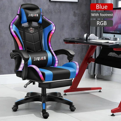 High quality gaming chair RGB light office chair gamer computer Ergonomic swivel chair Massage Recliner New gamer chairs