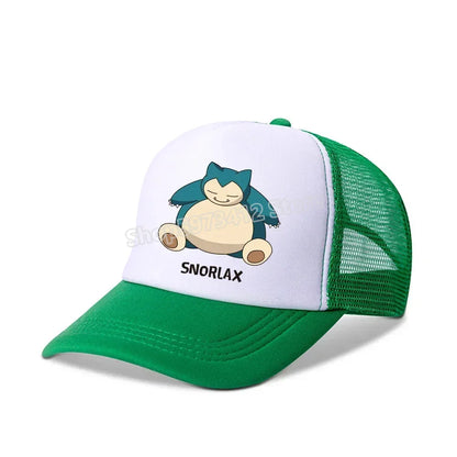 Pokemons Baseball Cap Pikachu Charizard Gengar cartoon Peaked Hat Kid Adult Summer Outdoor Sport Hat Boy Casual Fashion Cap Gift