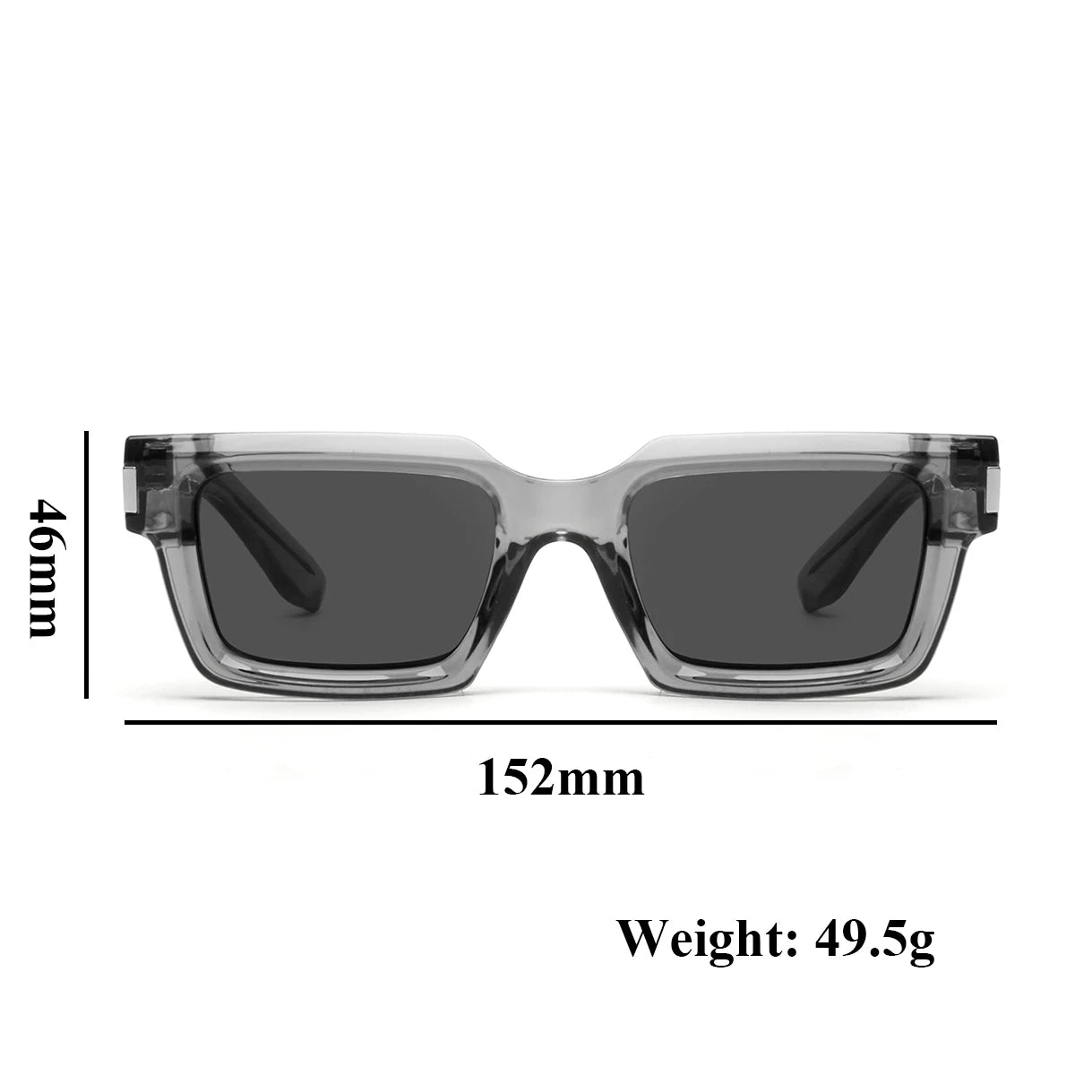 Ruiao 2026 retro black designer sunglasses vintage for women luxury square rectangular man UV400 Propionate insert pin eyewear