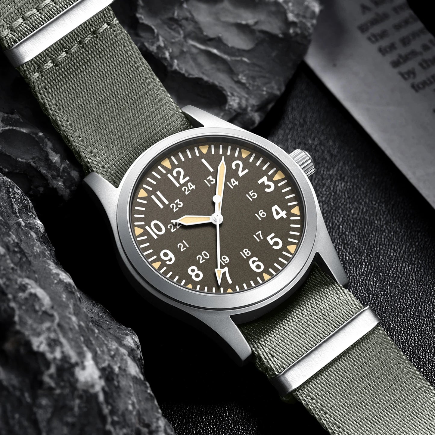 MILITREK 2026 New Military Retro Men's VH31 Quartz Watch 37mm Sapphire Stainless Steel 100m Waterproof C3 Luminous Watch for Men