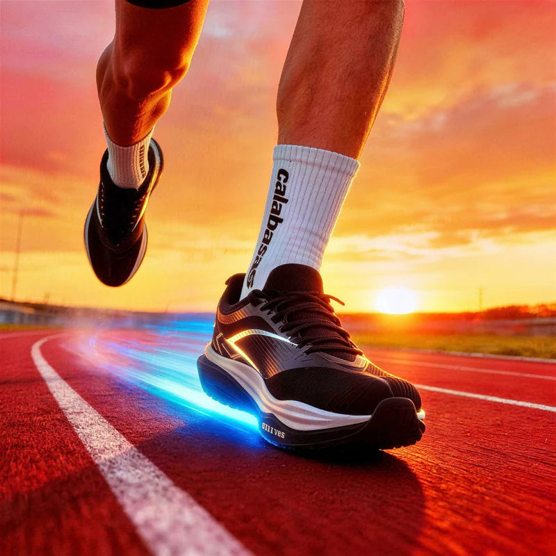 Speciality Marathon Men Running Shoes Carbon Board Sports Breathable Lightweight Women's Comfortable Athletic Nonskid Sneakers