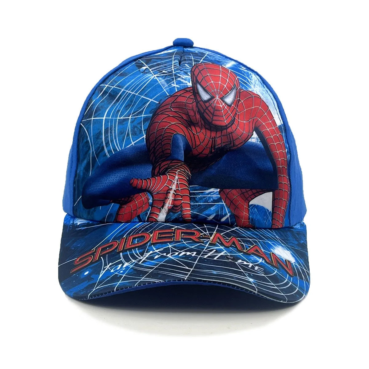 Marvel Spider-Man animefigur, basebollkeps, barnkeps med skärm, bomull/polyester, huvudbonad, solskydd för alla årstider, presenter