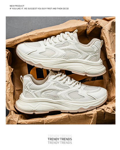 Zapatillas casuales rápidas para hombre, primavera/verano, suela blanda antideslizante, transpirables, para running al aire libre, moda juvenil, zapatillas deportivas Joker