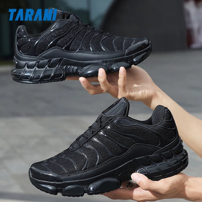Men's Cushion Sports Shoes Lightweight Breathable Running Shoes Gym Workout Training Walking Comfortable Shock Absorption