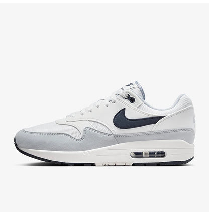 Nike Air Max 1 genuíno para homem, sapatilha desportiva retro de cano baixo com amortecimento Air FD9082-002