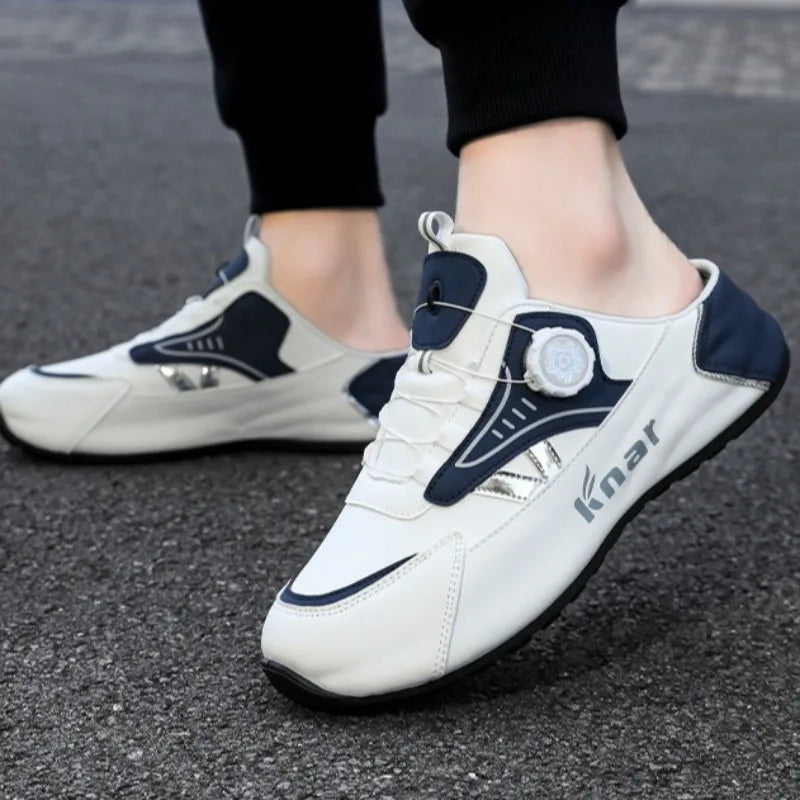 Platform Sneakers with Breathable Trendy Mesh for Summer, New Men's Sports and Leisure Shoes in Large Sizes 39-48