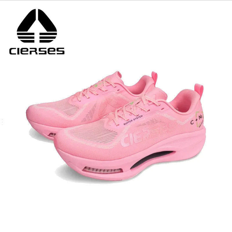 CIERSES  New Carbon Fiber Marathon Racing Training Shoes Breathable And Shock-Absorbing Air Cushion Men's Casual Sports Shoes