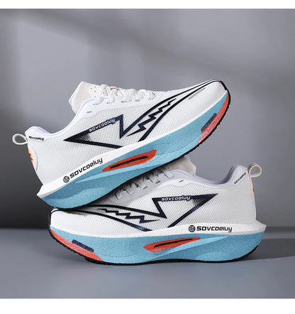 2026 løbesko med carbonplade til marathon, sportslige, åndbare og lette, komfortable skridsikre sneakers til mænd og kvinder, casual, ny